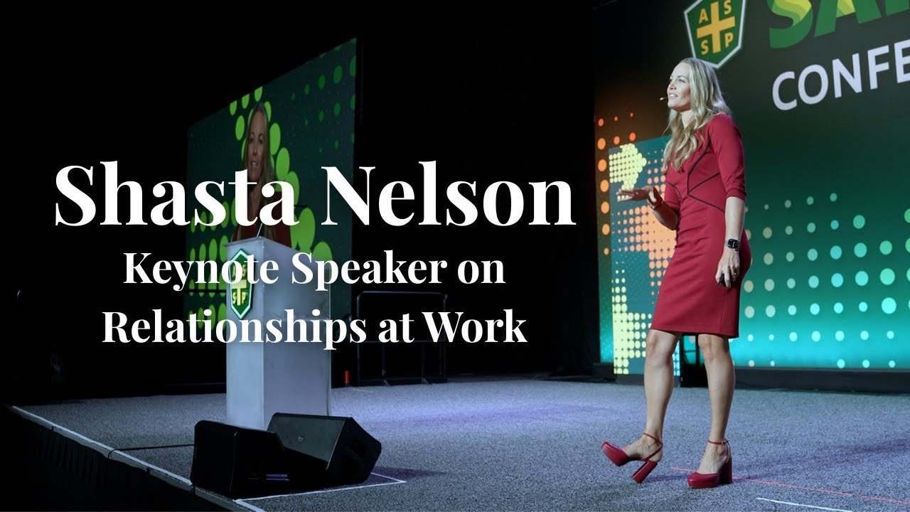 Shasta Nelson speaking
